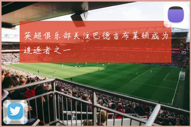 英超俱乐部关注巴德吉布莱顿成为追逐者之一